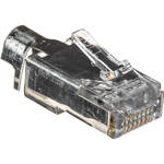 Platinum Tools Shielded EZ-RJ45 Connectors for CAT5e & CAT6 with External Ground (Bag Packaging, 50-Pieces)