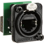 Neutrik NE8FDPB - Presa Ethercon RJ45 Da Pannello, Passante, Colore Nero