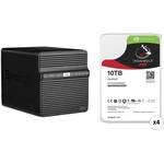 Synology DiskStation 40TB DS418j NAS Enclosure Kit with Seagate