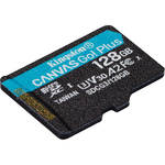 Carte mémoire micro SD Kingston 2 Pièces Carte mémoire Canvas Select Plus  Carte Micro SD 128Go jusqu'à 100Mo/s SDCS2/128GBSP Class 10