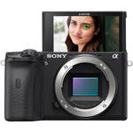  Sony Alpha a6400 Mirrorless Camera: Compact APS-C  Interchangeable Lens Digital Camera with Real-Time Eye Auto Focus, 4K Video  & Flip Up Touchscreen - E Mount Compatible Cameras - ILCE-6400/B Body 