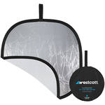 Westcott Illuminator Collapsible 2-in-1 Silver/White Bounce Reflector (32")