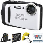 FUJIFILM FinePix XP130 Digital Camera Deluxe Kit (White) B&H