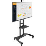 Kanto Living Mobile TV Cart with Adjustable Shelf for 50 to 82" Displays