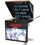 Acebil 21" HB Studio Prompter System with Time Code Clock, Talent Monitor, and Controller