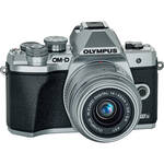 Olympus OM-D E-M10 Mark III Mirrorless Camera with 14-42mm II R Lens (Silver)