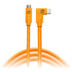 HTGuoji Mini USB to Type C Cable Cord, Right Angled USB 3.1 Type C
