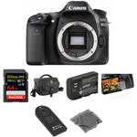 Canon EOS 80D DSLR Camera Basic Kit B&H Photo Video