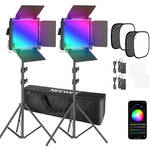 Neewer Upgraded RGB 660 PRO II LED Video Light Kit 66601573 B&H