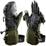 The Heat Company Heat 3 Smart Mittens/Gloves (Size 10, Dark Army Green)