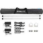 Nanlite PavoTube II 30X RGB LED Pixel Tube Light (4', 2-Light Kit)