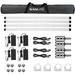 Nanlite PavoTube II 30X RGB LED Pixel Tube Light (4', 4-Light Kit)