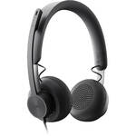Logitech Zone 750 Wired On-Ear Stereo Headset (Retail Packaging)
