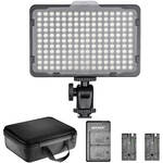Neewer 176-LED Video Light Kit with 2 x Batteries, Dual Charger & Soft Case
