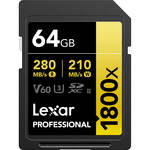 Professional 1800x Gold Series 1800x UHS-II SDXC Memory Cards