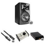 Kit 2 Monitores Yamaha HS8 Preto - Mundomax