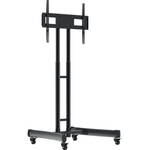 Luxor FP1000 Height-Adjustable Rolling TV Stand