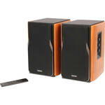 Edifier R1380DB 2-Way Active Wireless Bookshelf Speakers (Pair, Brown)