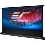 Elite Screens Kestrel Tab-Tension 121" 16:9 Ultra-Short Throw ALR Electric Floor-Rising Screen (Black Casing)