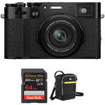 FUJIFILM X100V Digital Camera with Accessories Kit (Black)