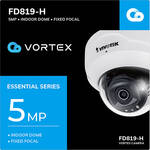 Vivotek FD819-H Vortex Essential Series 5MP Indoor Dome Camera with Night Vision & 2.8mm Lens