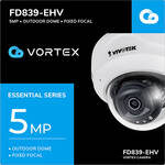 Vivotek FD839-EHV Vortex Essential Series 5MP Outdoor Dome Camera with Night Vision & 2.8mm Lens