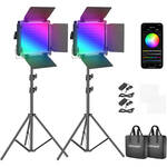 Neewer RGB 660 PRO LED Light Panel (2-Light Kit)