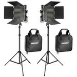 New Release: Bi-Color Video LED 2-Light Kit with Stands
