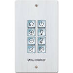 Key Digital KD-WP8-2 8-Button Web UI Programmable IP Control Wall Plate Keypad with PoE