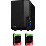 Synology 20TB DiskStation DS220+ 2-Bay NAS Enclosure Kit with