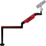 O.C. White Limited Edition ProBoom Ultima Gen2 Ultralow-Profile Adjustable Mic Arm with 10" Riser (Black and Red)