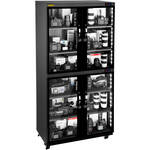 Ruggard EDC-600LC Electronic Dry Cabinet with Dual Humidity Zones (Black, 600L)