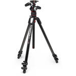 MT055CXPRO3 Carbon Fiber Tripod with MHXPRO-3W Head & Move Quick Release Kit