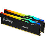 Kingston Fury ddr5 RGB 8GB×2 (16GB) Kingston 16GB FURY Beast RGB DDR5 RAM (2 x 8GB) KF560C40BBAK2-16