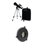 Travel Scope 70mm f/5.7 AZ Refractor Telescope and EclipSmart Solar Filter Kit