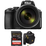 Nikon COOLPIX P1000 Digital Camera w/ Professional Flash, 16GB MC, Tripod