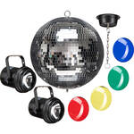 American DJ 12" All-in-One Mirror Ball Kit