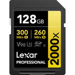 Lexar 128GB Professional 2000x UHS-II SDXC LSD2000128G-BNNNU B&H