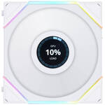 Lian Li UNI FAN TL LCD 120mm Fan (White, Reverse Blades)