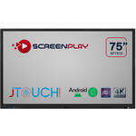 ScreenPlay JTouch Series 12 75" UHD 4K Touchscreen Commercial Monitor