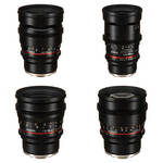 Rokinon 16, 35, 50, 85mm Cine DS Lens Bundle for Sony E Mount