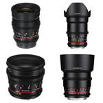 レンズ(単焦点) Rokinon 24, 35, 50, 85mm T1.5 LENS 24, 35, 50, 85mm T1.5 Cine DS Lens Bundle – Rokinon