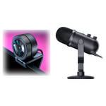 Razer Kiyo Pro Webcam & Seiren V2 Pro USB Microphone Live Stream