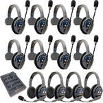 UltraLITE Pro16 Long-Range Dual-Channel Full-Duplex Wireless Intercom System with Headsets