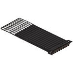 3 Legged Thing Reusable Cable Ties (Black, 10-Pack)