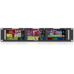 T51 PLUS-H Triple 5.5" 4K HDMI Rackmount Monitor