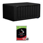 Synology 96TB DiskStation DS1821+ 8-Bay NAS Enclosure Kit with