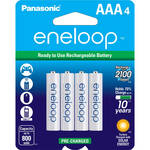 Panasonic eneloop AAA Rechargeable Ni-MH Batteries BK-4MCCA8BA