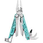 Leatherman Signal Multi-Tool with Black Nylon Sheath (Aqua Silver, Clamshell Packaging)
