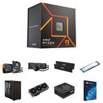 AMD Ryzen 9 7900X Full-Tower Desktop Computer Builder's Bundle